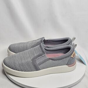 New REEF Women's Neptune Elyse Grey Slip On Comfort Sneaker Size 9M